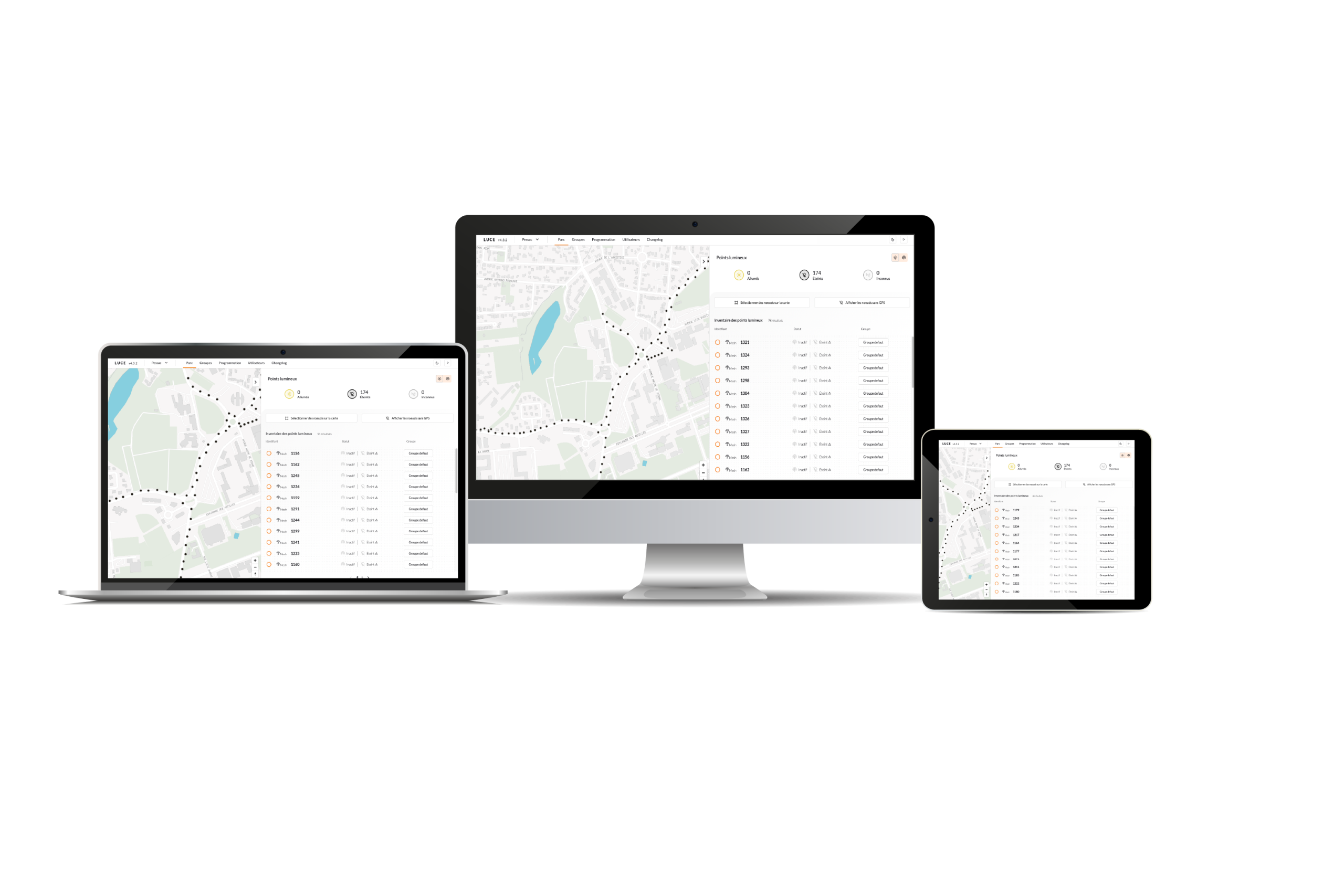 Luce Supervision points lumineux BH Technologies