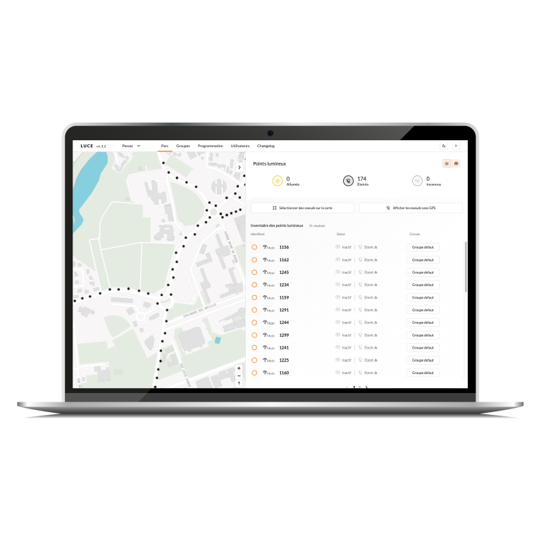 Luce Supervision points lumineux BH Technologies