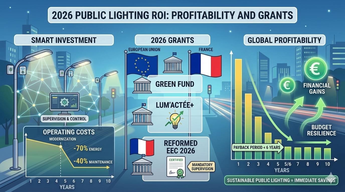 ROI éclairage public