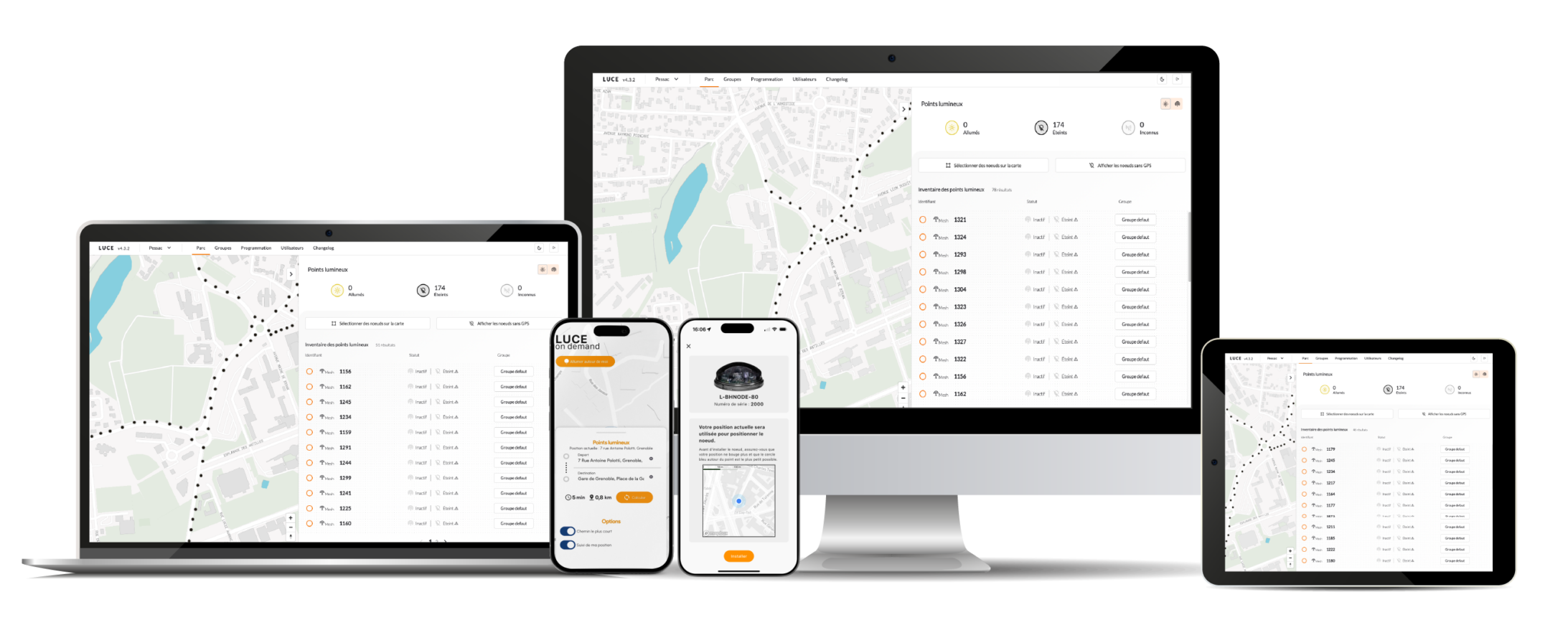 supervision éclairage public intelligent