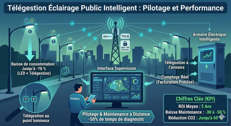 télégestion de l'éclairage public